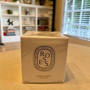 NEW DIPTYQUE Large Roses Candle
